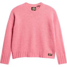 Clothing Superdry Women's Women's Essential Crew Neck Jumper Pink