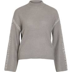 Quilted Jumpers Vila Stitch Knitted Pullover