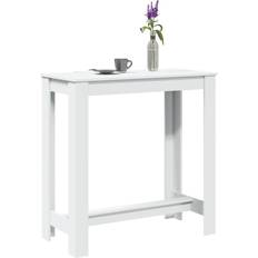 Hylder Barborde vidaXL 102x50x103,5 cm Konstrueret Træ Hvid Barbord