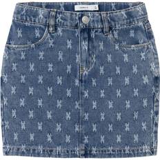 Meisje Rokken Name It Print Denim Rok