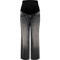 Only Olmsonic Wide Leg Fit Jeans - Black/Washed Black