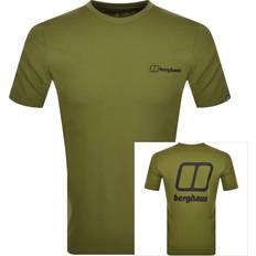 Berghaus T-shirts Berghaus Oversized Logo T Shirt Green (Medium)