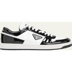 Prada Downtown leather low-top sneakers white