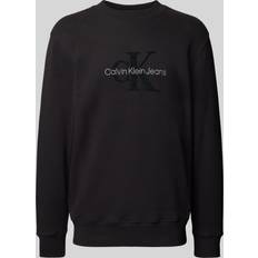 Calvin Klein Herren Pullover Calvin Klein Monogramm-Sweatshirt aus Chenille