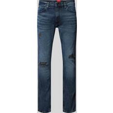 HUGO 734 Extra Slim Jeans Light Wash Navy