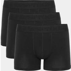 Bambu Kalsonger Resteröds Boxer Bamboo Pack Regular Leg Underkläder Black