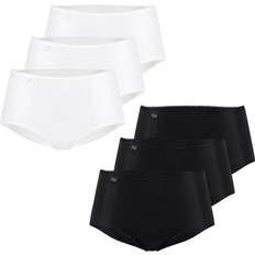 Sloggi Cotton Lace Tai Briefs - Black