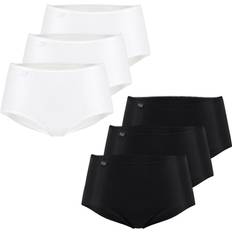 Sloggi Underwear Sloggi Womens Pack Of Free) Basic Low-Cut Briefs White Fr