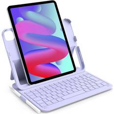 Ipad gen 6 Inateck Ultraleichte Tastatur Hülle iPad 10 Gen Air 6/5/4 Pro 11 Zoll Lila
