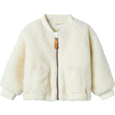 Økologiske Jakker Børnetøj Name It Lil Atelier coconut milk mariehøne bomber teddyjakke