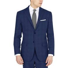 DKNY Kostymer DKNY Dkny Men's Modern-Fit Stretch Suit Separate Pants Blue Plaid (42x30)