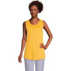 Tank Tops Lands' End Women's Supima Cotton Scoopneck Tunic Tank Top