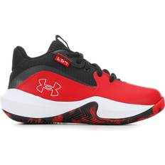 Weiß Basketballschuhe Under Armour PS Lockdown Basketballschuhe Kinder 600 red/black/white