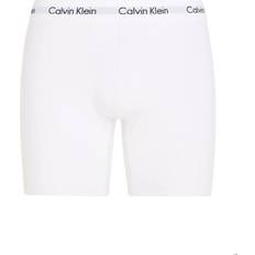 Bekleidung Calvin Klein herren unterwäsche boxershort 3er pack boxer brief weiß nb1770a Mittel