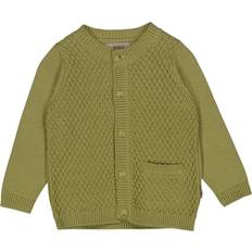 Bomull Kofter Knit Cardigan Ray forest mist