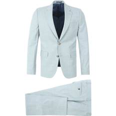 Dresser Paul Smith Button Tailored Fit Suit in Duck Egg Blue Norton Barrie