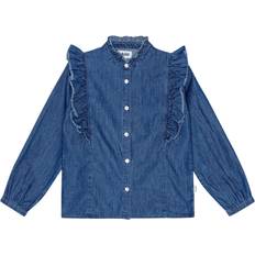 Molo Skjortor Molo GOTS Raphaella Skjorta Mid Blue Wash