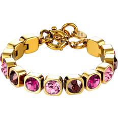 Dyrberg/Kern Dyrberg/Kern Armband Conian Guld Rosa Mix