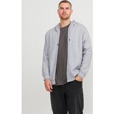 Abbigliamento esterno Jack & Jones Plus Plain Zip Hoodie