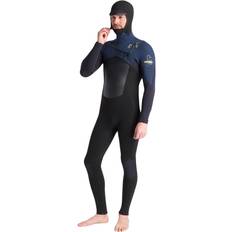 C-Skins NuWave ReWired 5/4mm Mens Hooded Wetsuit 2025 Black Bluestone