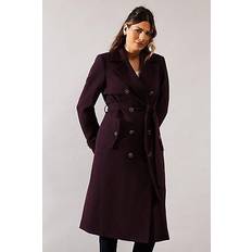 Red Coats Wallis Twill Trench Coat Berry