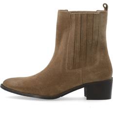 Bianco Chelsea boots Bianco Biacarol Chelsea Boot Oily Suede Dam Stövletter Från Magasin Sand