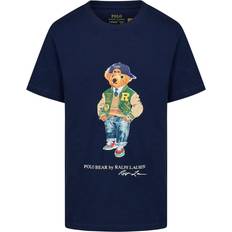 Polo Ralph Lauren T-Shirt Navy m. Bamse Polo Ralph Lauren år (128) T-Shirt