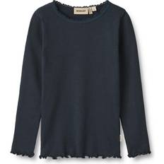 Wheat Oberteile Wheat Navy Rib Bluse Reese år/122