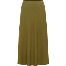 Gonna midi - Verde Gonne Tranquillo Women's Lockerer Rock aus Ecovero Viskose Skirt 42, olive