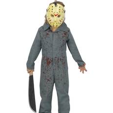 Psycho Jason kostume 7-9 år