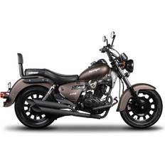Shad Motorradrücksitzbank Sissybar Keeway Superlight 125/Blackster 250 Noir