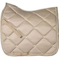 Back On Track Night Collection Dressage Saddle Pad, Champagne Light Brown