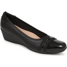 Pavers Wedge Heel Ballet Pumps MAIN40001 325 756 Black