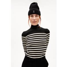 Mehrfarbig Pullover Armedangels ALAANIA PLACED STRIPES Frauen Fitted Strickpullover mehrfarbig