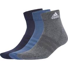 Grey Socks adidas Cushioned Sportswear Ankle Socks 3 Pairs - Navy