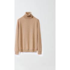 Cachemira Suéteres Fabiana Filippi Filippi-High Neck Sweater Maglioni Beige-Donna 46IT