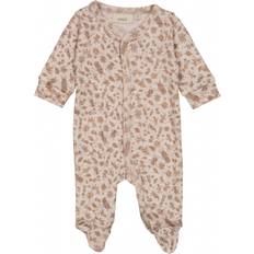 Jumpsuits Wheat Langärmliger Jersey-Strampler Ellie aus Merinowolle beige chestnut