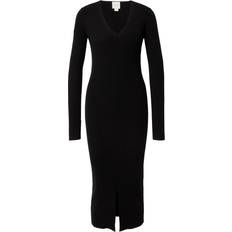 Elastano/Lycra/Spandex Vestidos Calvin Klein Bodycon Sheath Midi Dress - Black