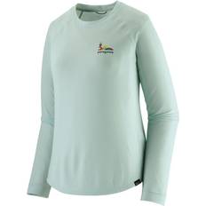 Patagonia Nainen T-paidat Patagonia Women's Capilene Cool Trail Graphic Long Sleeve T-Shirt Wispy Green