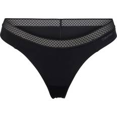 Microfiber Trusser Calvin Klein Thong G-strenge Str XS - Black