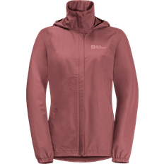 Friluftsjackor - Herr - Lila Jack Wolfskin Women's Stormy Point 2-Layer Jacket Red Ochre