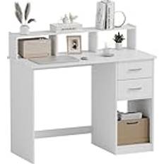 Mondeer Mit Schubladen 105 x 48 x 94 cm Weiß Schreibtisch