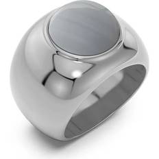 Edblad Gråa Ringar Edblad Agatha Ring Grey Steel