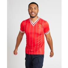 Liverpool FC Football Kits Liverpool FC LFC Adults Retro 1984 Rome Home Shirt