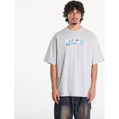A Bathing Ape Tops A Bathing Ape Rhinestone Logo Relaxed Fit Short Sleeve Tee - Gray