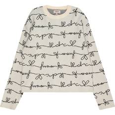 Fille Pulls en Tricot Only Pull-over KOGEVERLY - Taupe/Noir