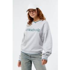 Reebok Women Sweaters Reebok Women's Team Crew Sweatshirt Light Grey Heather