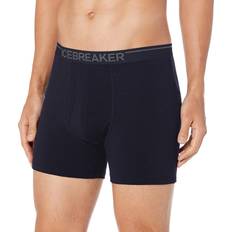 Men's Underwear Icebreaker Icebreaker Anatomica Merino Boxers w/ Fly Men's Underwear Midnight Navy