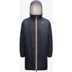 Long - Unisex Outerwear K-Way Parka En Nylon - Bleu