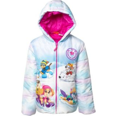 Outerwear Paw Patrol Little Girls Everest Rubble Marshall Zip Up Puffer Jacket to Blue